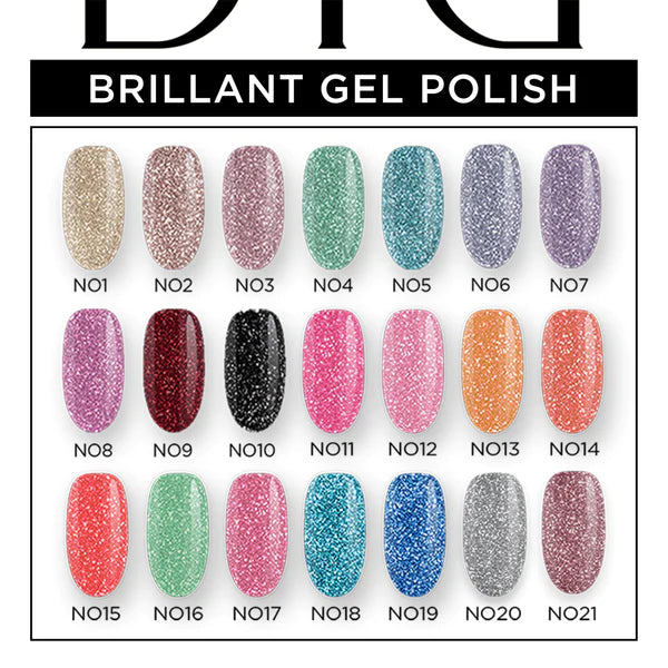 Τζελ Βερνίκι Brillant "Didier Lab", No21, 8ml