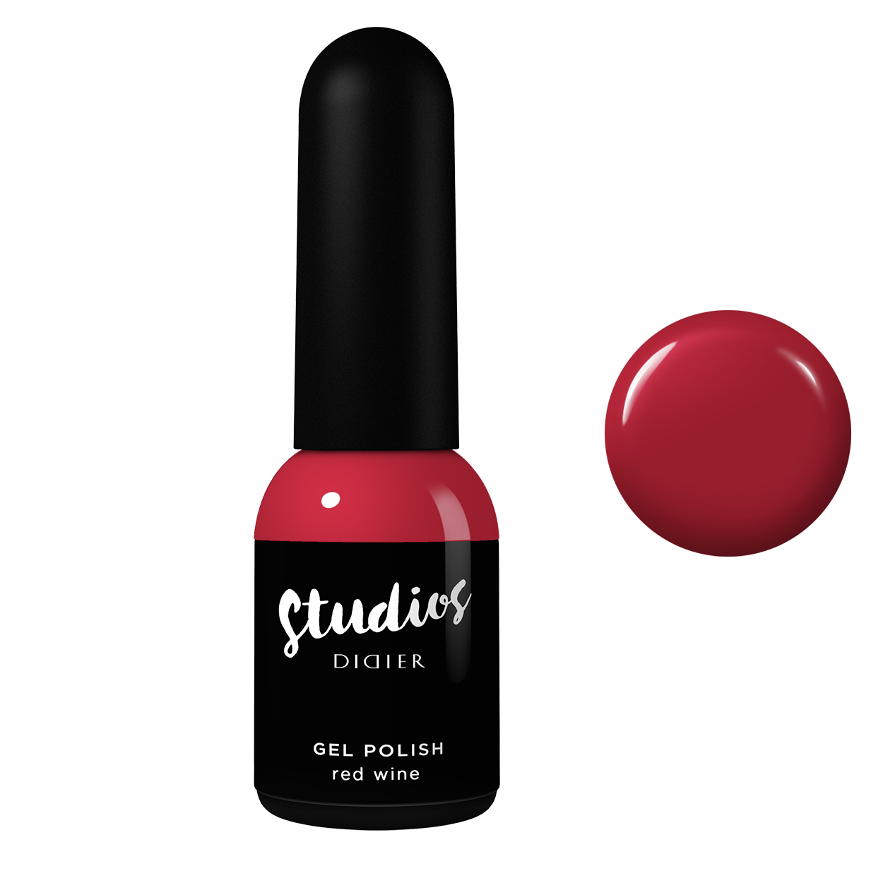 Τζελ Νυχιών Studios Didier - Red Wine, 8ml