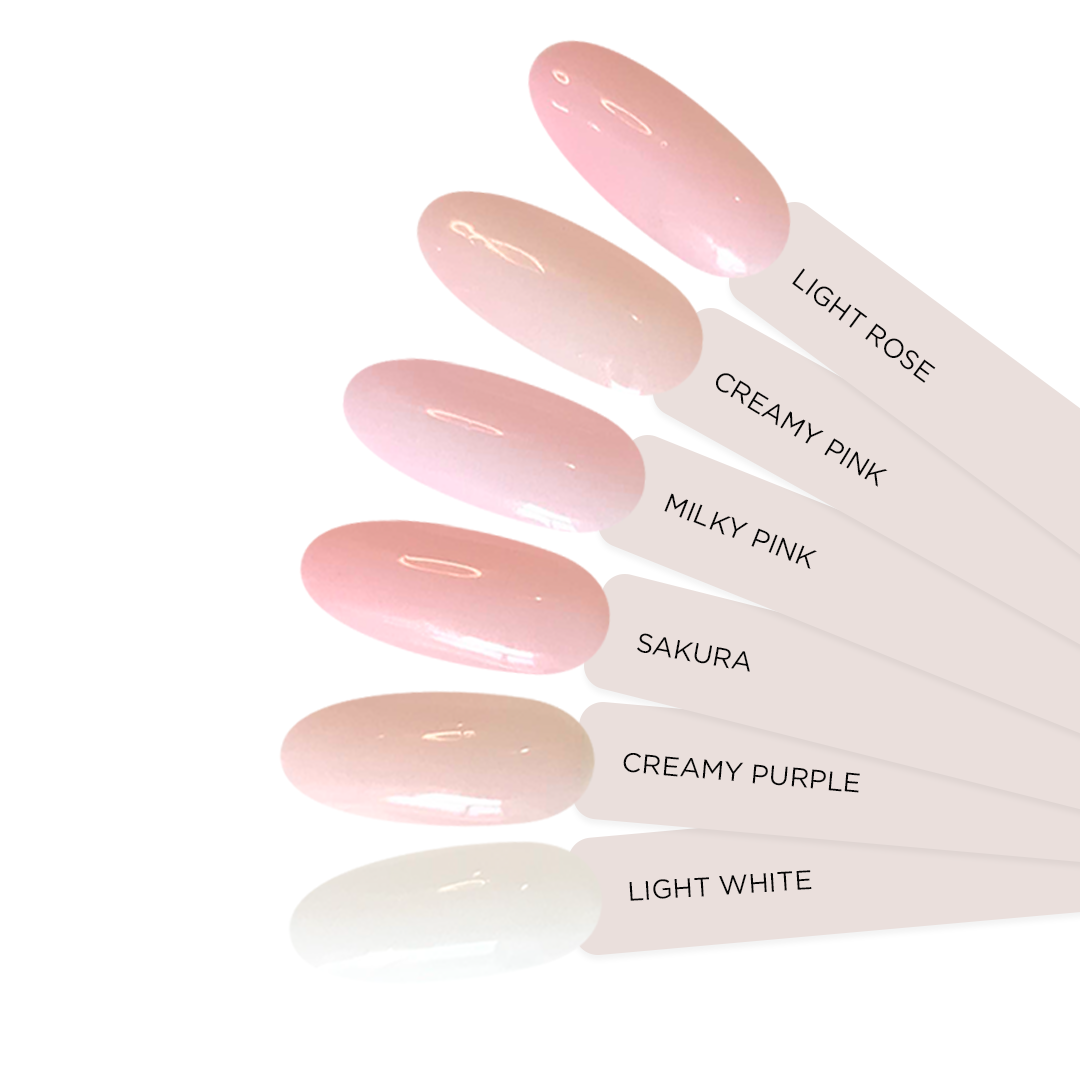 Camouflage Rubber Base Coat - creamy pink , 10ml - Didier Lab Greece