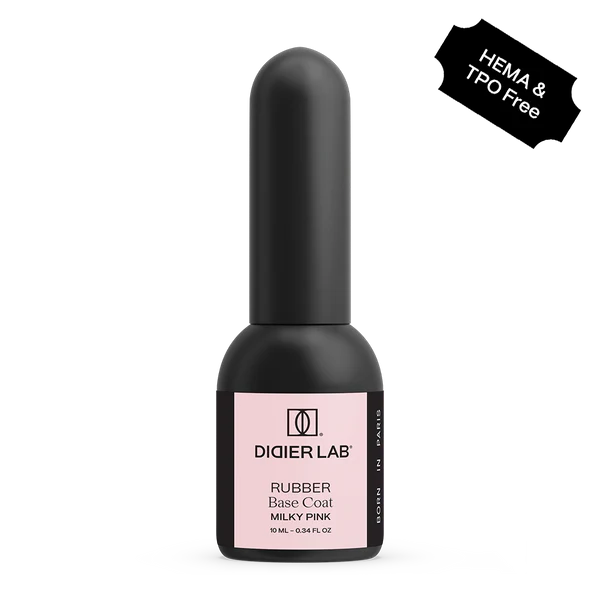 Camouflage Rubber Base Coat - milky pink, 10ml