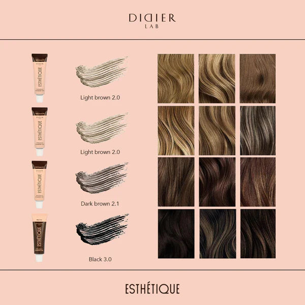 Σετ Βαφής Φρυδιών & Βλεφαρίδων + Activator 3%, Didier Lab Esthétique