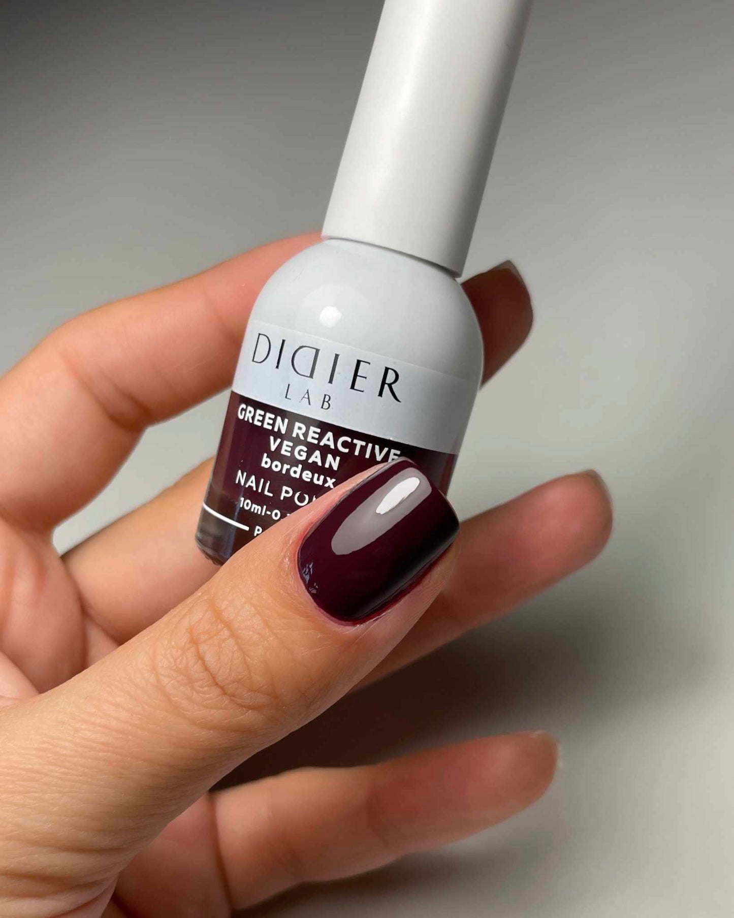 Green Reactive, Vegan βερνίκι "Didier Lab", bordeux, 10ml