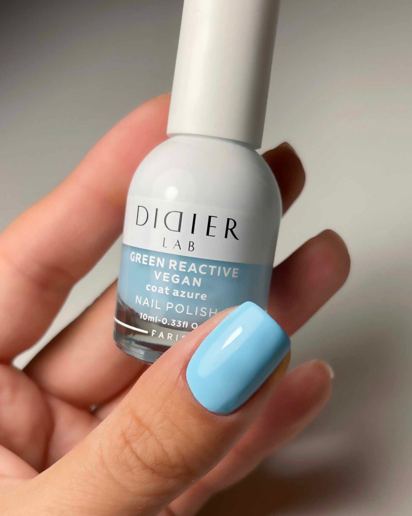 Green Reactive, Vegan βερνίκι "Didier Lab", coat azure, 10ml