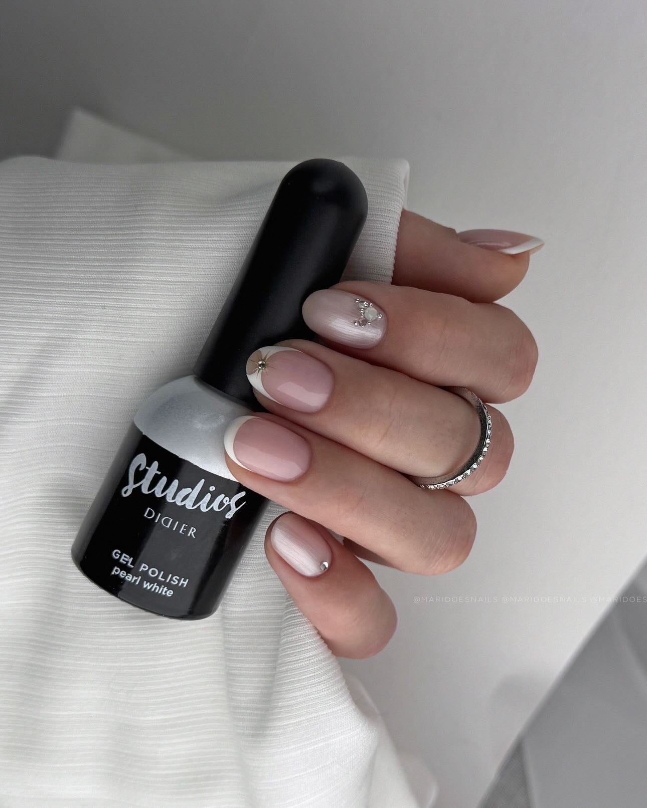 Τζελ Βερνίκι Studios "Didier Lab", Pearl white,  8ml