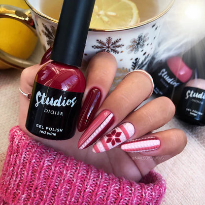 Τζελ Νυχιών Studios Didier - Red Wine, 8ml