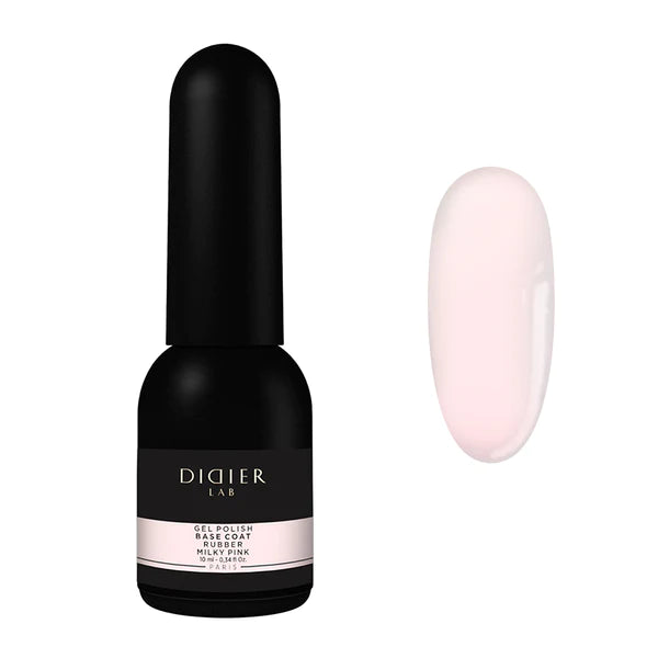 Camouflage Rubber Base Coat - milky pink, 10ml