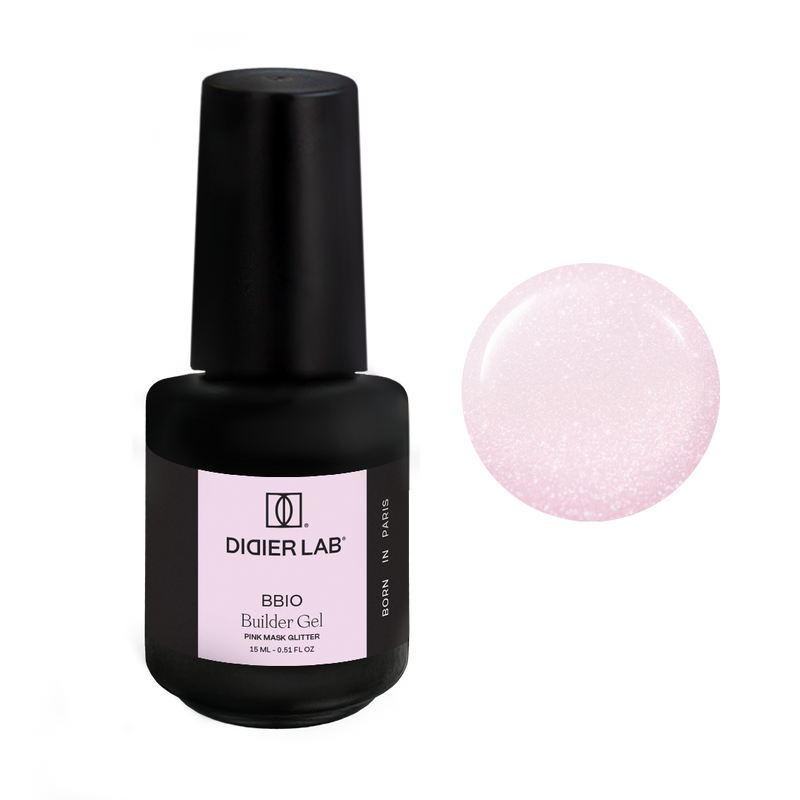 Τζελ Δόμησης BBIO "Didier Lab", Pink Mask Glitter, 15ml