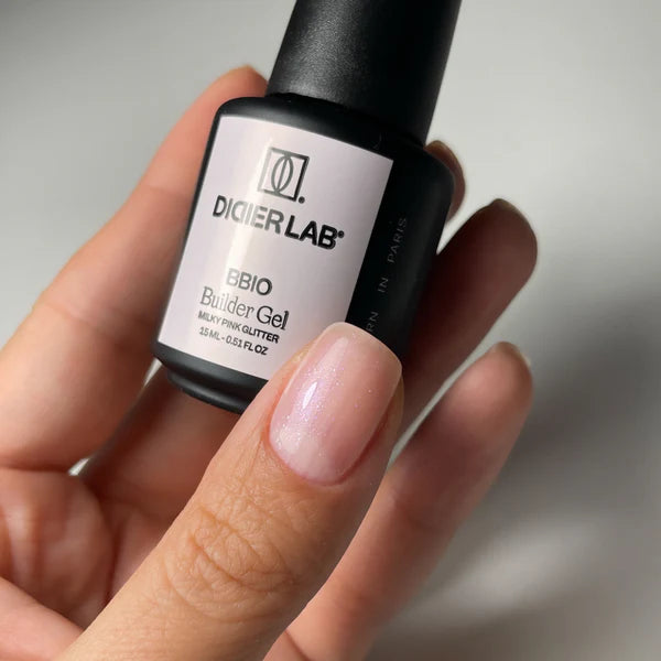 Τζελ Δόμησης BBIO "Didier Lab", Milky Pink Glitter, 15ml
