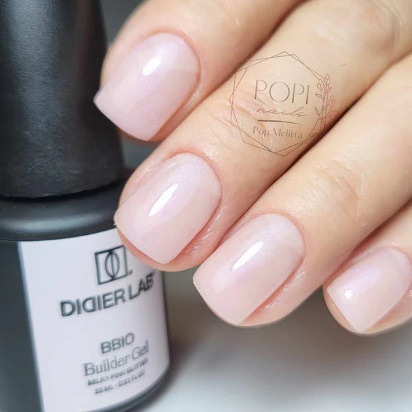 Τζελ Δόμησης BBIO "Didier Lab", Milky Pink Glitter, 15ml