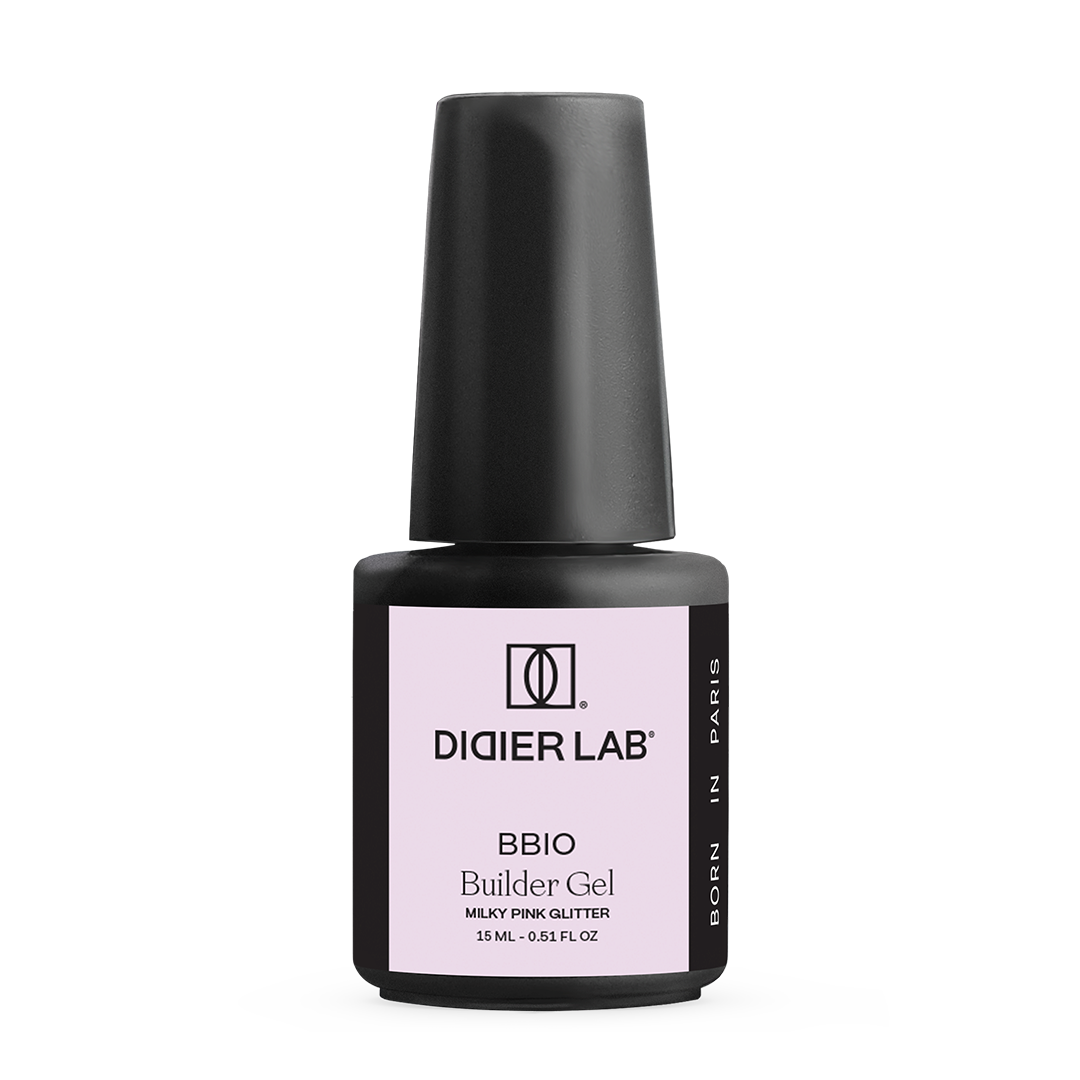Τζελ Δόμησης BBIO "Didier Lab", Milky Pink Glitter, 15ml