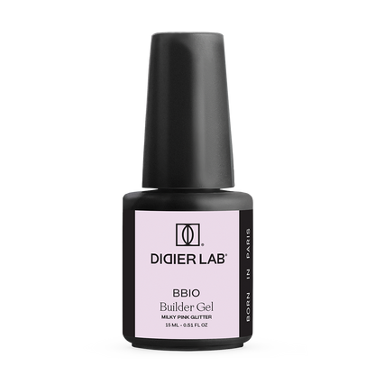 Τζελ Δόμησης BBIO "Didier Lab", Milky Pink Glitter, 15ml