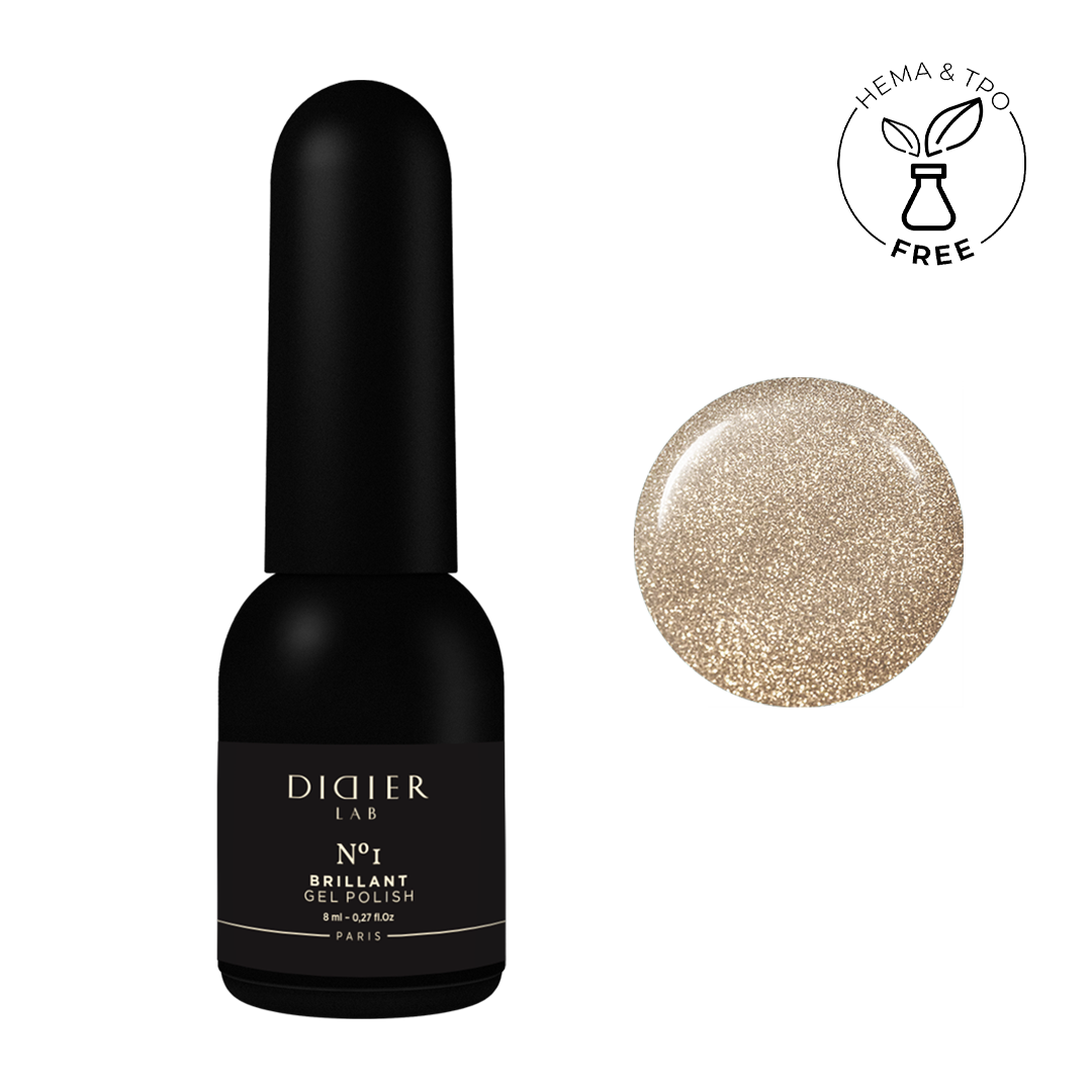 Τζελ Βερνίκι Brillant "Didier Lab", No1, 8ml