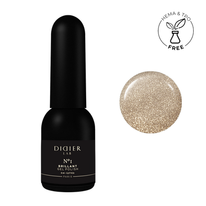 Τζελ Βερνίκι Brillant "Didier Lab", No1, 8ml