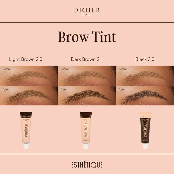 Σετ Βαφής Φρυδιών & Βλεφαρίδων + Activator 3%, Didier Lab Esthétique