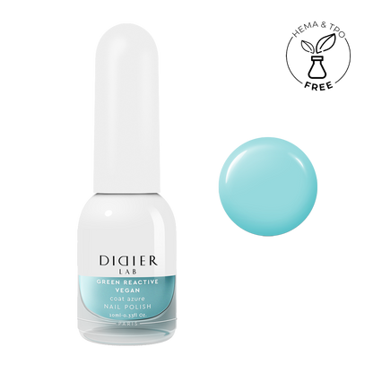 Green Reactive, Vegan βερνίκι "Didier Lab", coat azure, 10ml