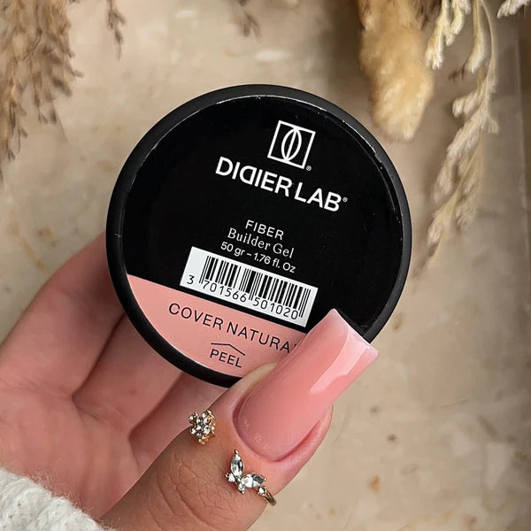 Fiber builder gel "Didier Lab", Cover natural, 50gr