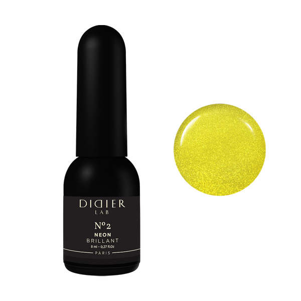 Gel βερνίκι "Didier Lab", Brillant NEON, No2, 8ml