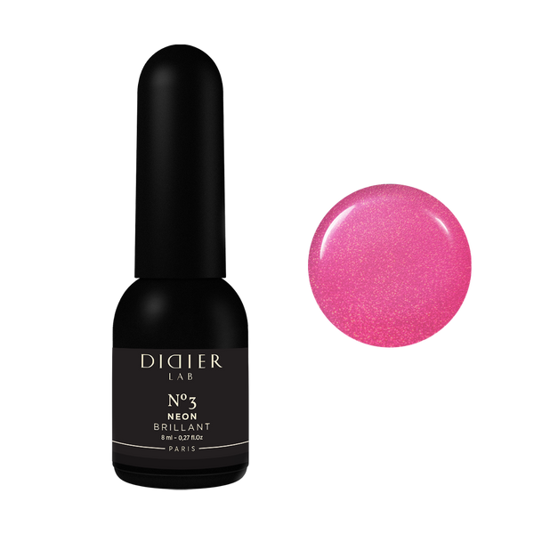 Gel βερνίκι "Didier Lab", Brillant NEON, Νο3, 8ml
