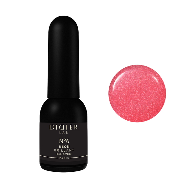 Gel βερνίκι "Didier Lab", Brilliant NEON, No6 , 8ml