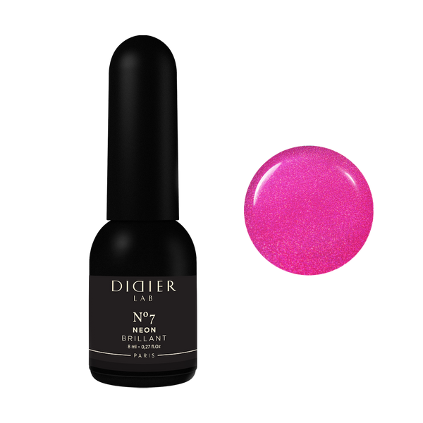 Gel βερνίκι "Didier Lab", Brillant NEON, Νο7, 8ml