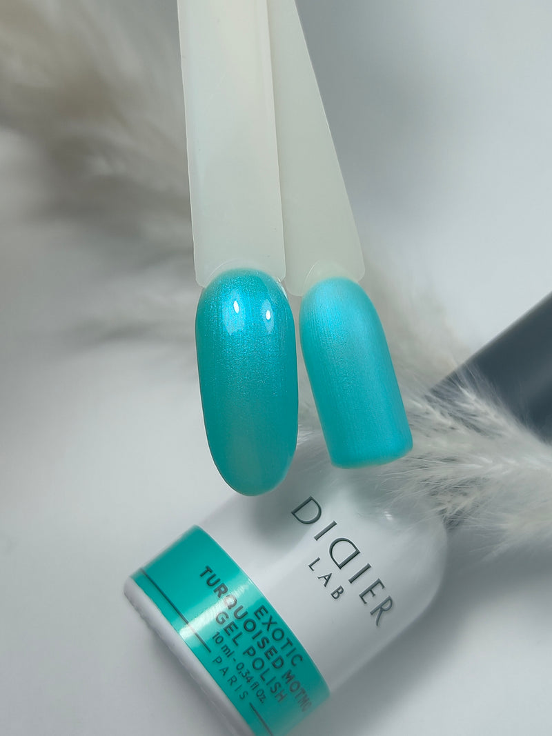 Τζελ Βερνίκι "Didier Lab", Exotic, Turquoised Motmo, 10ml