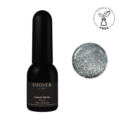 Τζελ Νυχιών "Didier Lab" Liquid Metal, Ασημί