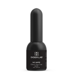 Top Coat No Wipe, Glitter Gold, Didier Lab, 10ml