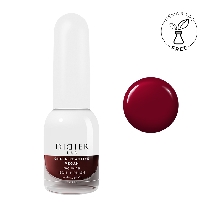 Green Reactive, Vegan βερνίκι "Didier Lab", red wine, 10ml