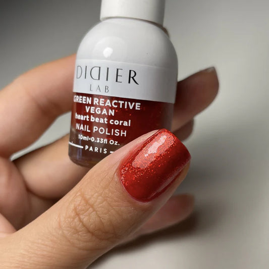 Green Reactive, Vegan βερνίκι "Didier Lab", heart beat coral, 10ml
