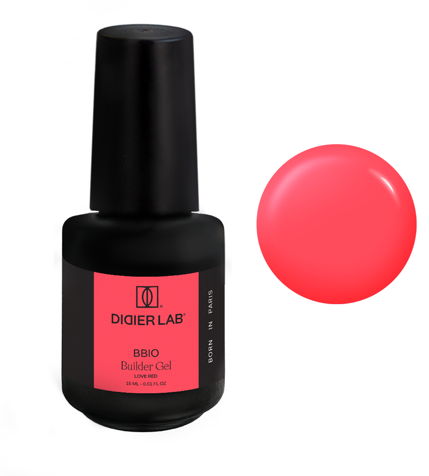 Builder Gel BBIO "Didier Lab", Love Red , 15ml