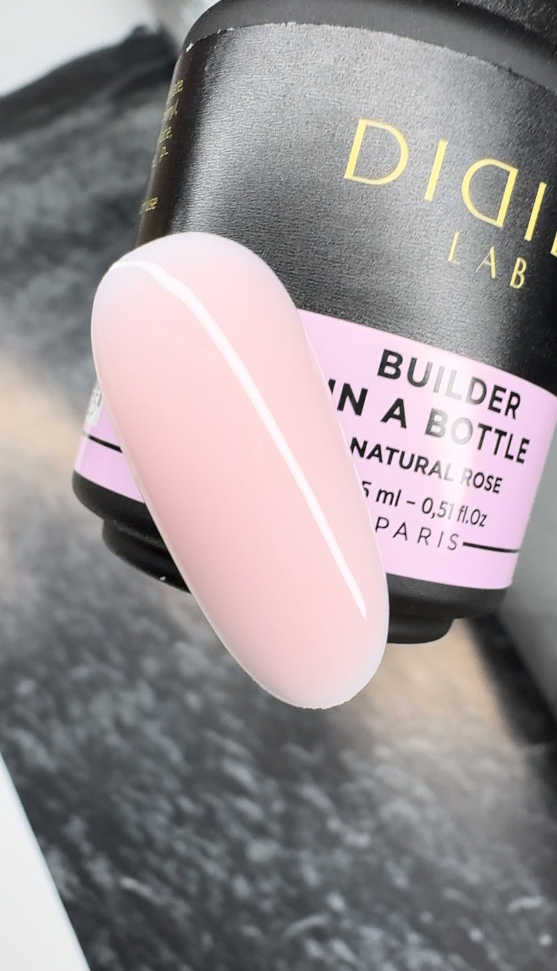 Builder Gel in a bottle "Didier Lab" Natural Rose, 15ml