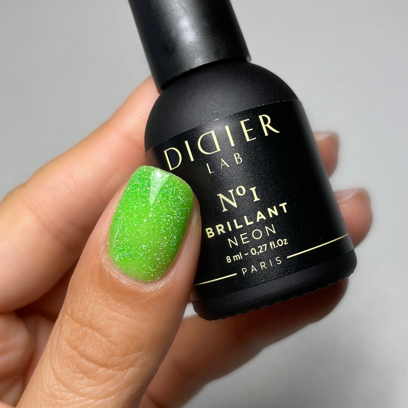 Gel βερνίκι "Didier Lab", Brillant NEON, No1, 8ml