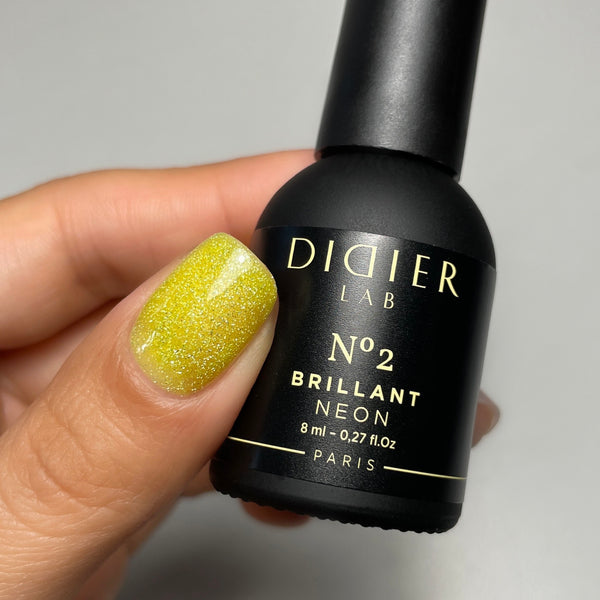 Gel βερνίκι "Didier Lab", Brillant NEON, No2, 8ml