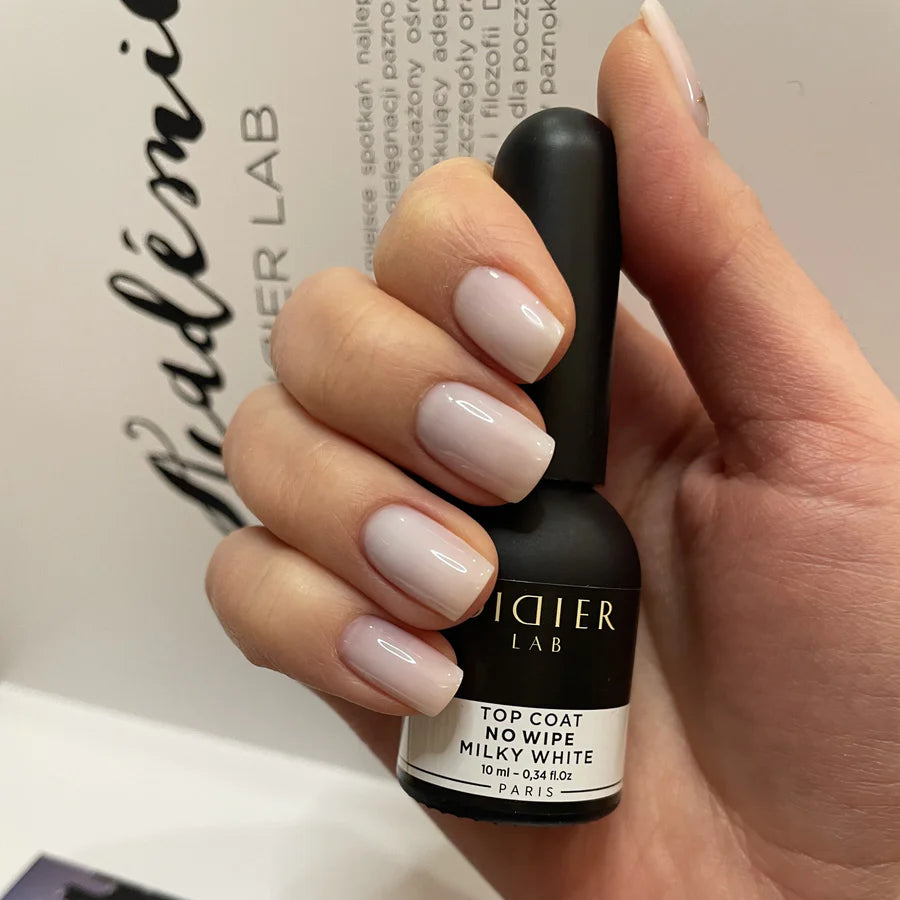 Top coat no wipe "Didier lab", Milky White, 10ml