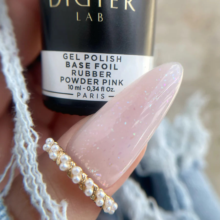 Rubber Βάση foil, powder pink , 10ml