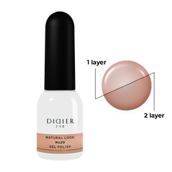 Τζελ Βερνίκι Natural Look "Didier Lab", No 20, 10ml