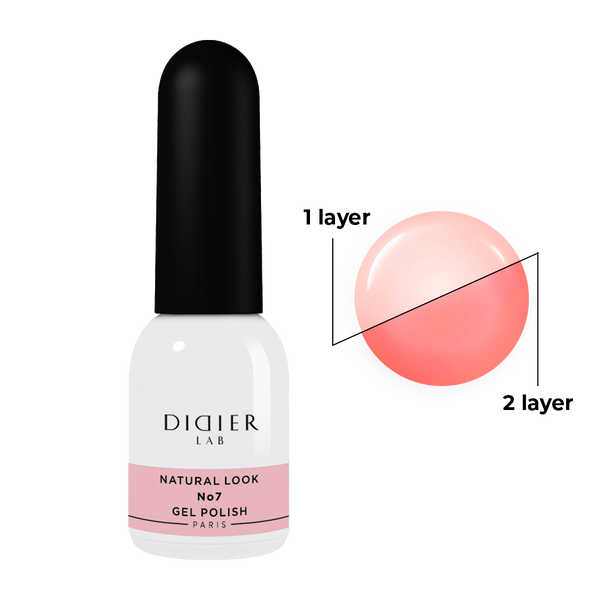 Τζελ Βερνίκι Natural Look "Didier Lab", No 7, 10 ml