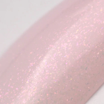 Top Coat No Wipe, Glitter Pink, Didier Lab, 10ml