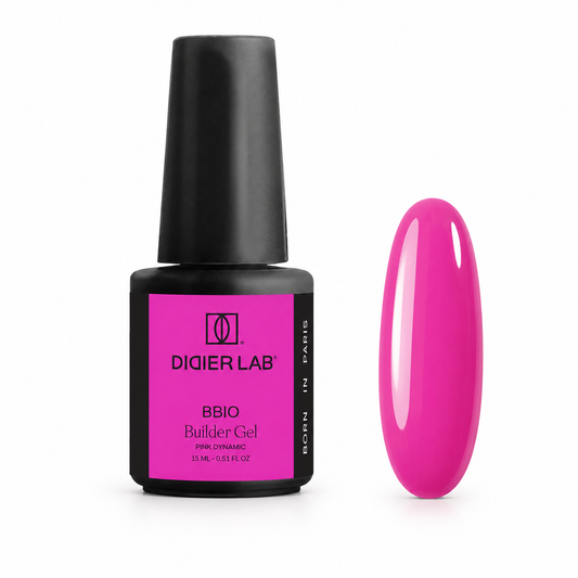 Didier Lab BBIO Pink Dynamic 15 ml bottle and color swatch