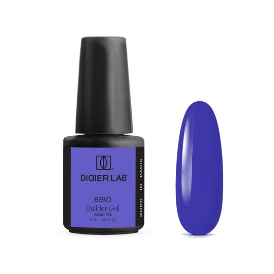 Didier Lab BBIO Violet Iris 15 ml bottle and color swatch