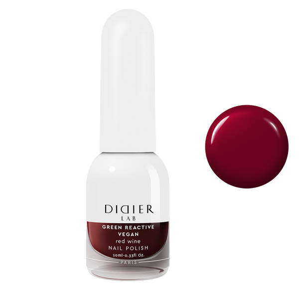 Green Reactive, Vegan βερνίκι "Didier Lab", red wine, 10ml