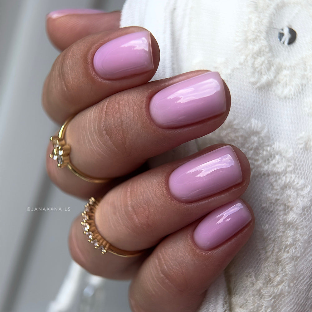 Didier Lab Rubber Base Soft Lilac glossy lilac manicure