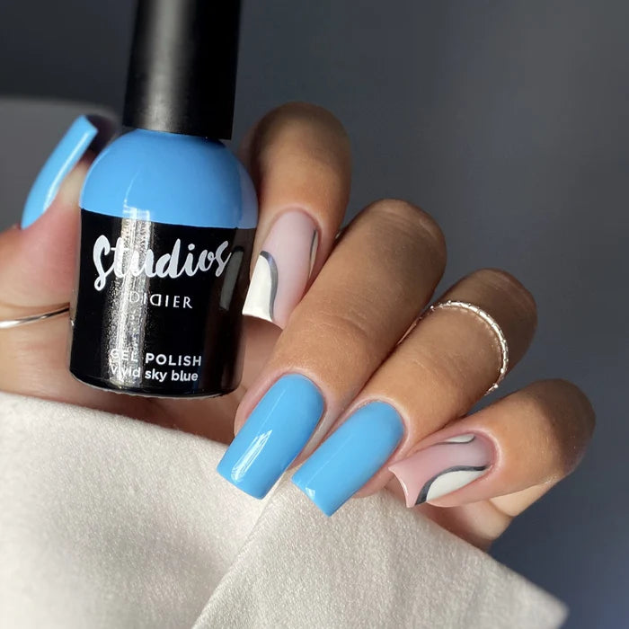 Τζελ βερνίκι νυχιών "Studios Didier", Vivid sky blue, 8ml