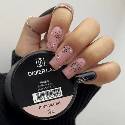 Fiber builder gel "Didier Lab", Pink Blush, 50gr