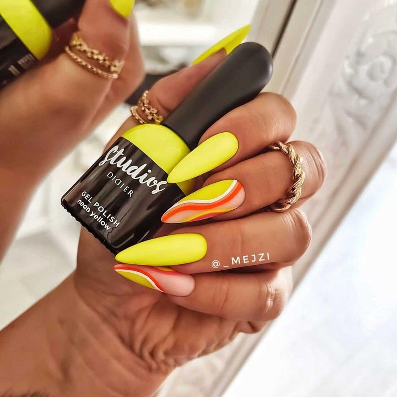 Τζελ Νυχιών Studios Didier - Neon Yellow, 8ml