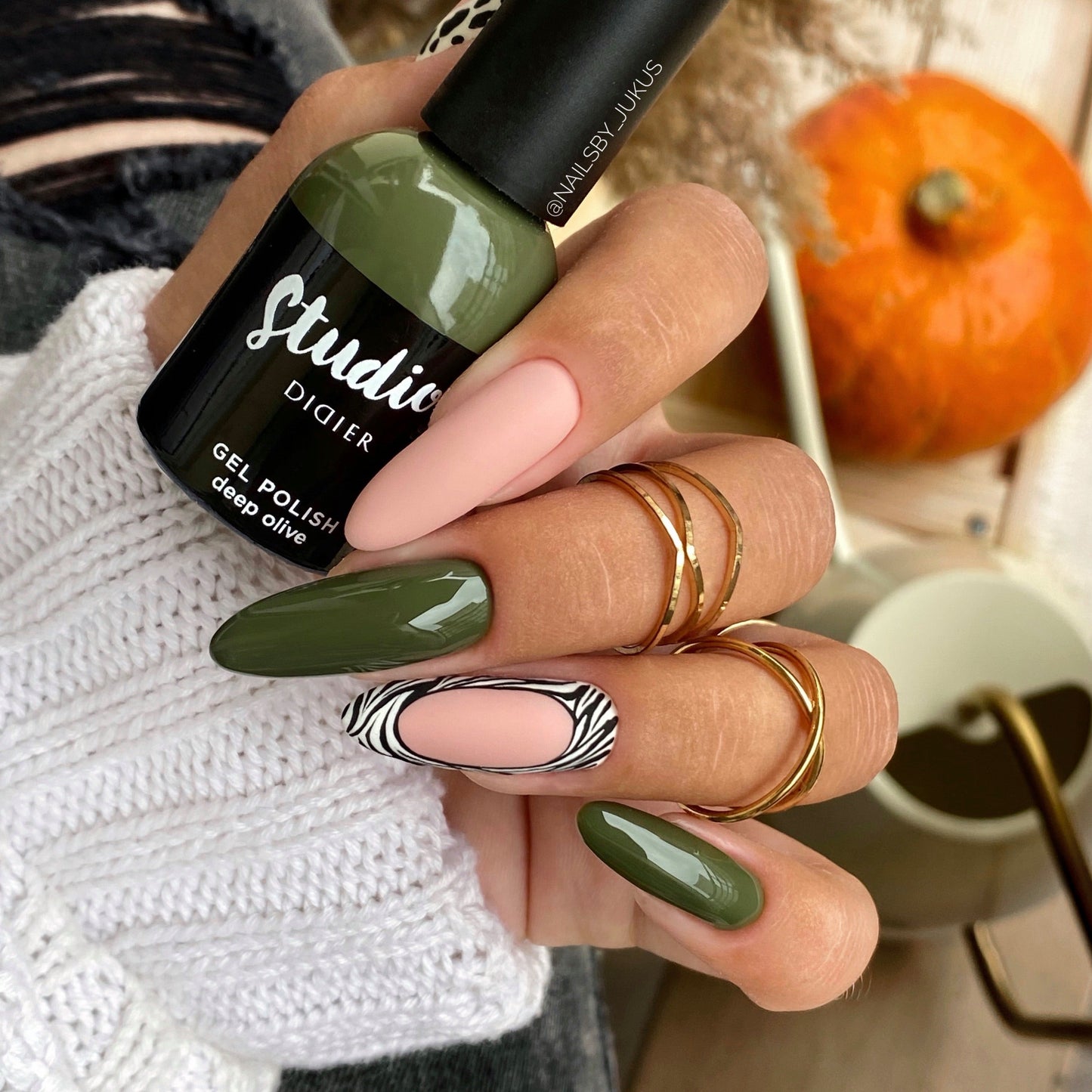 Τζελ Νυχιών Studios Didier - Deep Olive, 8ml - Didier Lab Greece