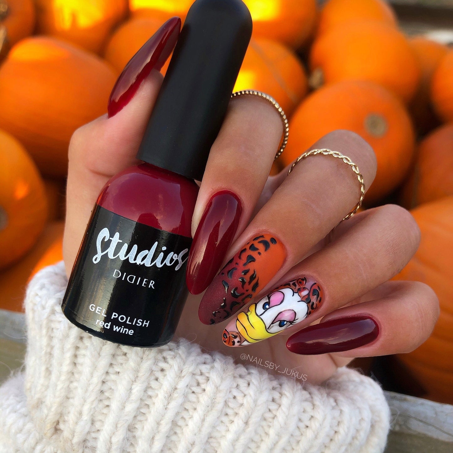 Τζελ Νυχιών Studios Didier - Red Wine, 8ml