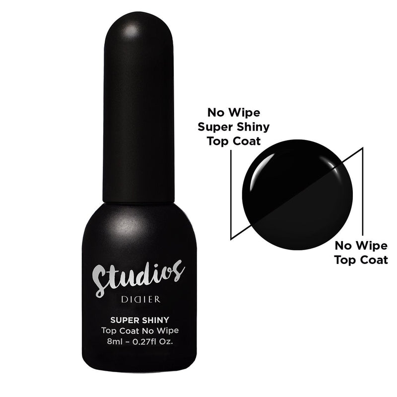 TOP COAT NO WIPE SUPER SHINY, DIDIER LAB, 8ML - Didier Lab Greece