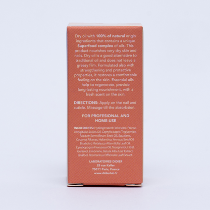 ΞΗΡΟ ΛΑΔΙ ΓΙΑ ΤΑ ΧΕΡΙΑ ΚΑΙ ΤΑ ΝΥΧΙΑ "Didier Lab BEAUTE", 20ml - Didier Lab Greece