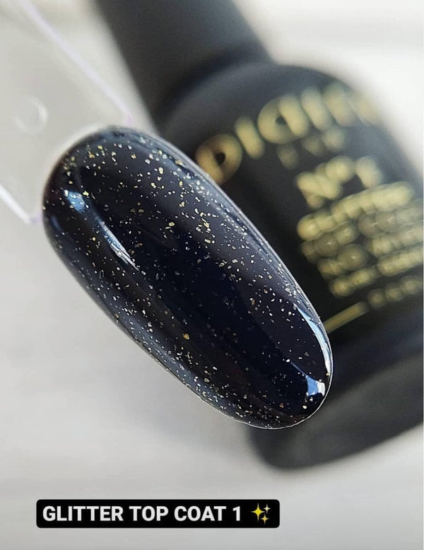 Glitter Top Coat No Wipe "Didier Lab", No1, 10ml - Didier Lab Greece